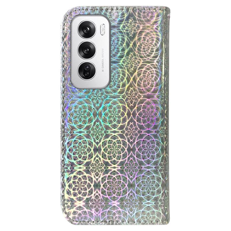 Leren Hoesje Oppo Reno 12 5g Discostijl Bescherming Hoesje