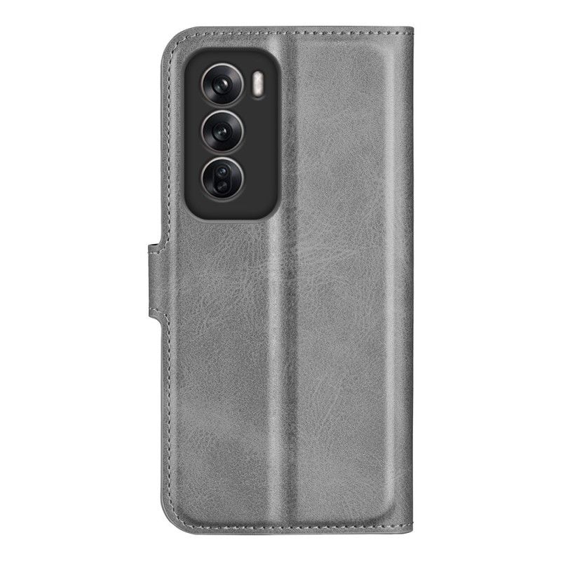 Leren Hoesje Oppo Reno 12 5g Leerstijl