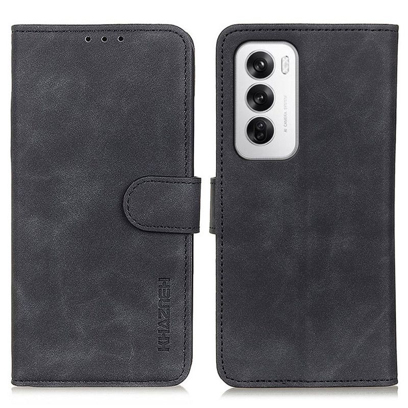 Leren Hoesje Oppo Reno 12 5g Retro-effect Khazneh Bescherming Hoesje