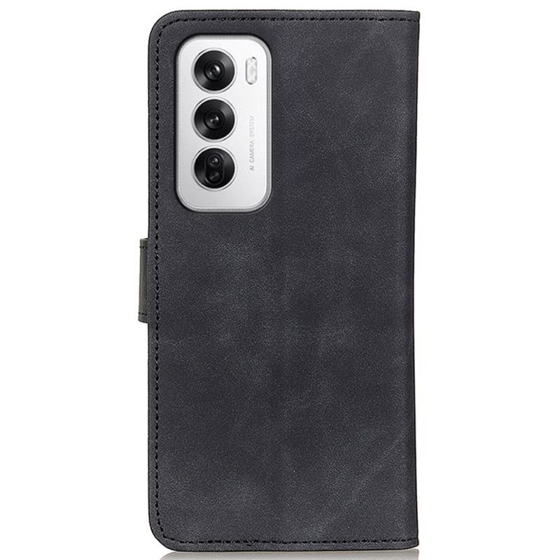 Leren Hoesje Oppo Reno 12 5g Retro-effect Khazneh Bescherming Hoesje