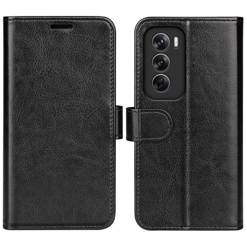 Leren Hoesje Oppo Reno 12 5g Vintage Bescherming Hoesje