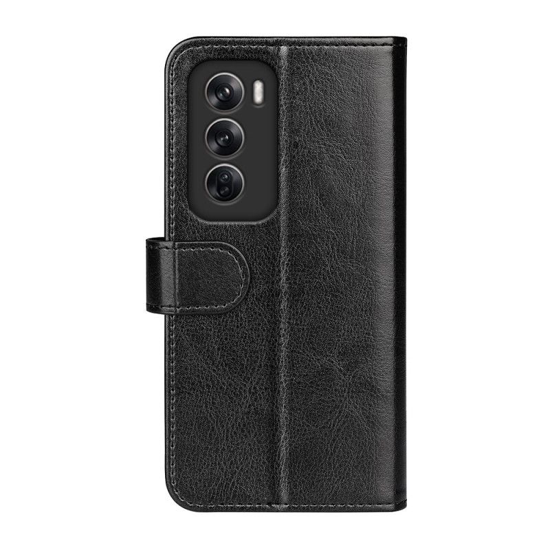 Leren Hoesje Oppo Reno 12 5g Vintage Bescherming Hoesje