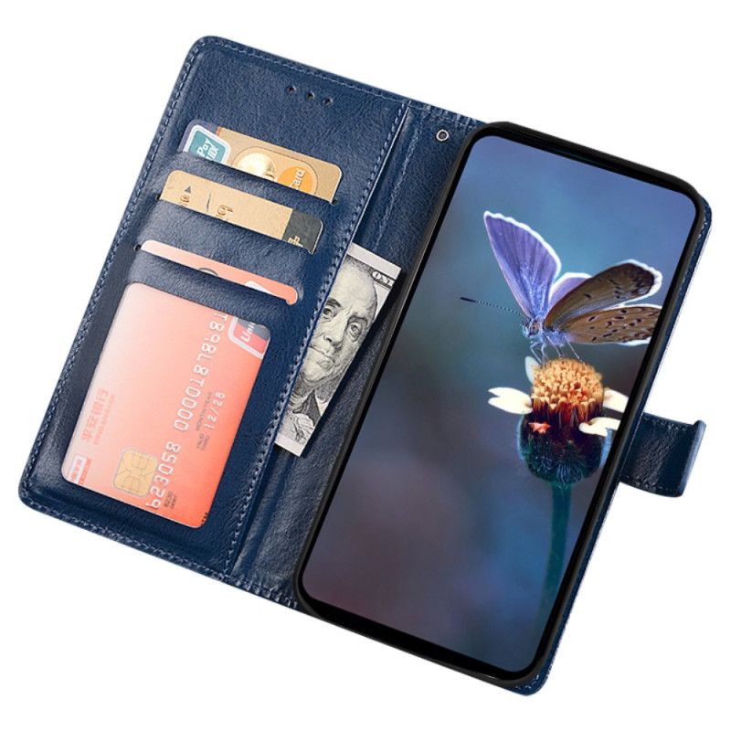 Leren Hoesje Voor Oppo Reno 12 5g Kunstleer Idewei