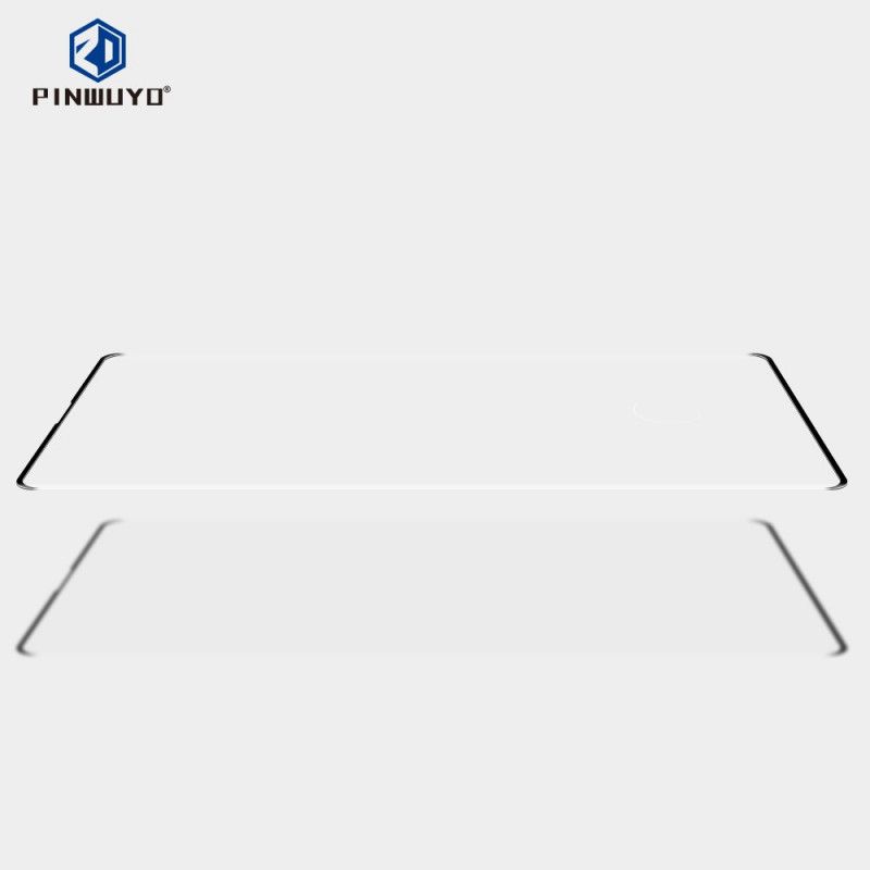 Bescherming Van Gehard Glas Samsung Galaxy S10 5G Transparant Zwart Pinwuyo