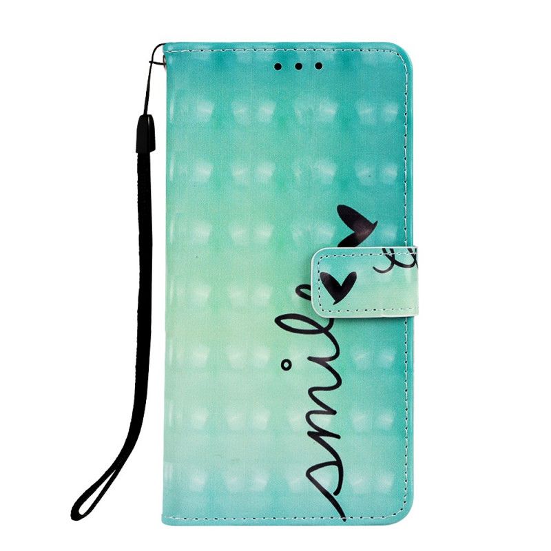 Cover Folio-hoesje Samsung Galaxy S10 5G Telefoonhoesje Glimlach