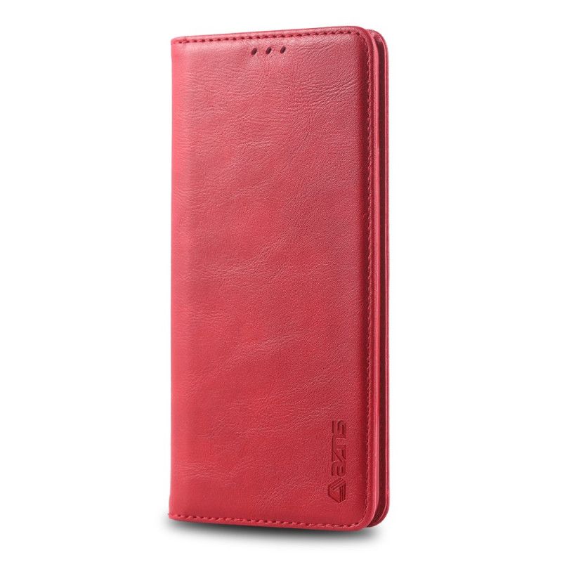 Folio-hoesje Samsung Galaxy S10 5G Rood Zwart Retro Azns