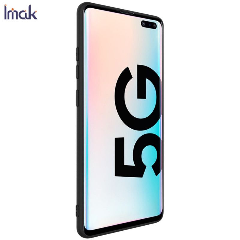 Hoesje Samsung Galaxy S10 5G Zwart Uc-1 Serie Siliconen Mat Imak