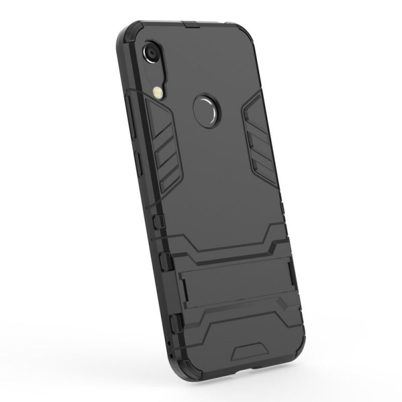 Cover Hoesje Honor 8A Rood Zwart Telefoonhoesje Ultrabestendig