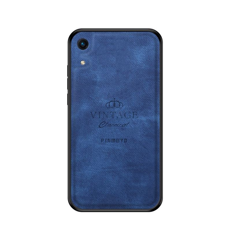 Hoesje voor Honor 8A Grijs Zwart Eervolle Vintage Pinwuyo