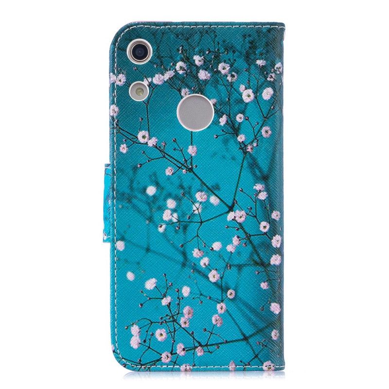 Leren Hoesje Honor 8A Telefoonhoesje Bloeiende Boom