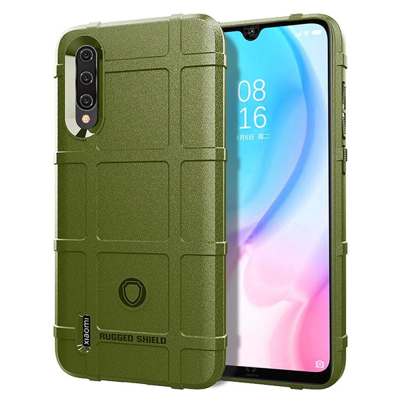 Case Hoesje Xiaomi Mi A3 Groen Zwart Telefoonhoesje Robuust Schild