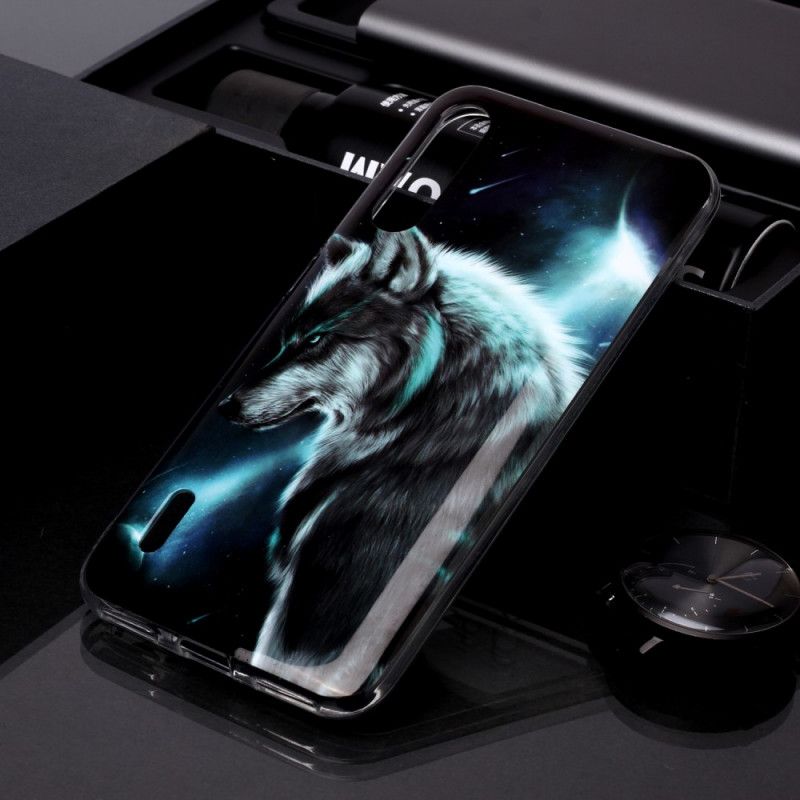 Cover Hoesje Xiaomi Mi A3 Telefoonhoesje Koninklijke Wolf