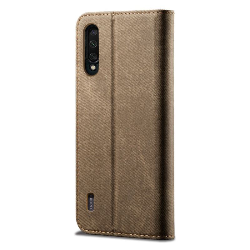 Folio-hoesje Xiaomi Mi A3 Donkerblauw Zwart Jeansstof