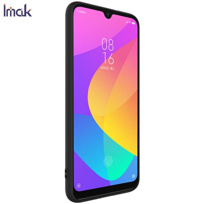 Hoesje voor Xiaomi Mi A3 Donkerblauw Zwart Frosted Imak