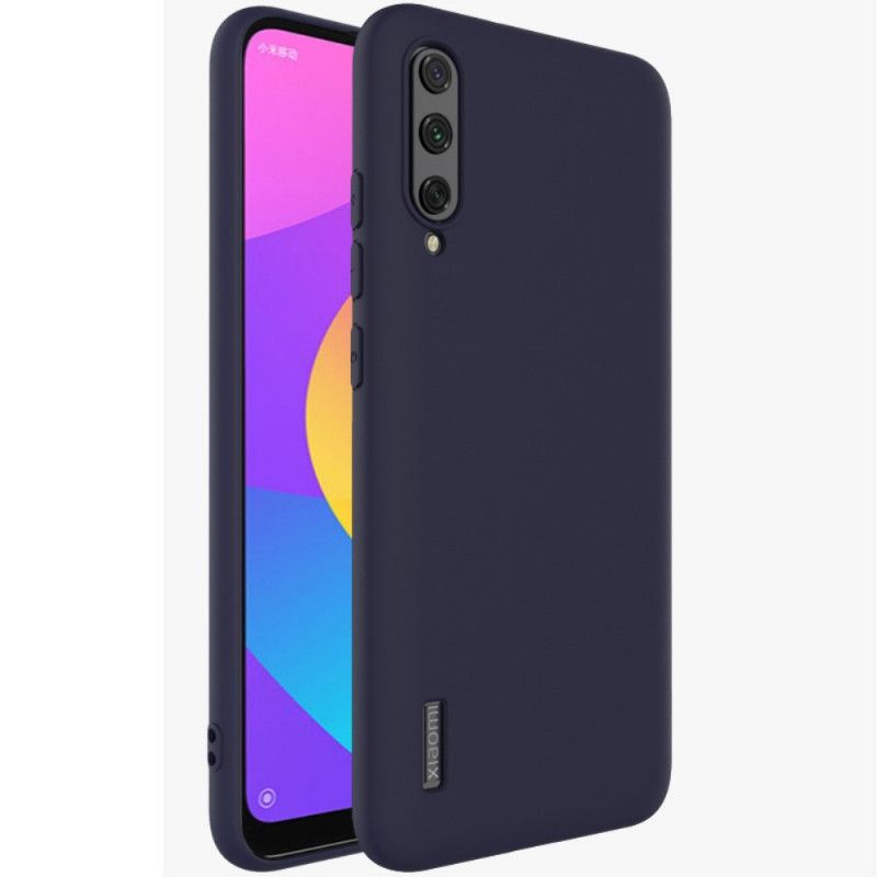 Hoesje voor Xiaomi Mi A3 Donkerblauw Zwart Frosted Imak