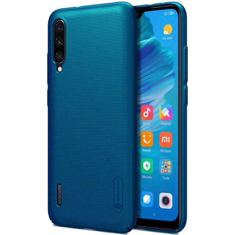 Hoesje voor Xiaomi Mi A3 Rood Zwart Stijve Frosted Nillkin