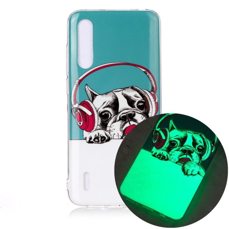 Hoesje Xiaomi Mi A3 Fluorescerende Hond