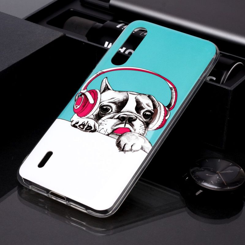 Hoesje Xiaomi Mi A3 Fluorescerende Hond