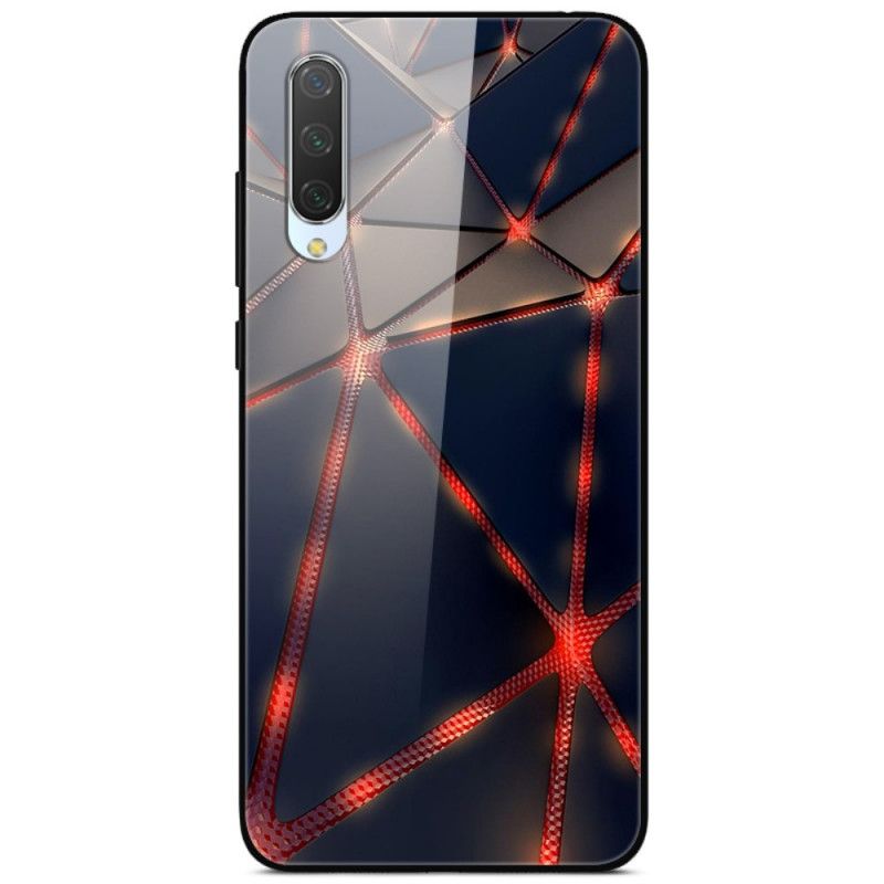 Hoesje Xiaomi Mi A3 Gehard Rood Straalglas