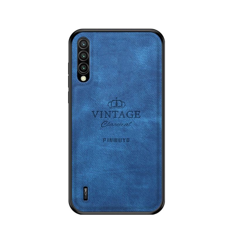 Hoesje Xiaomi Mi A3 Grijs Zwart Eervolle Vintage