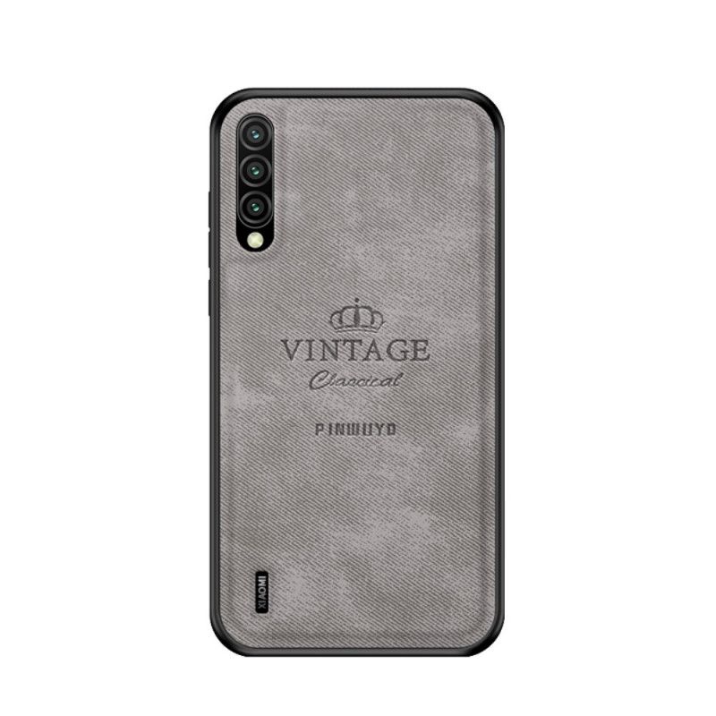 Hoesje Xiaomi Mi A3 Grijs Zwart Eervolle Vintage