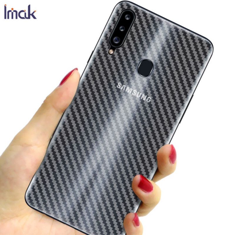 Achterbeschermfolie Samsung Galaxy A20s Carbon Imak Stijl