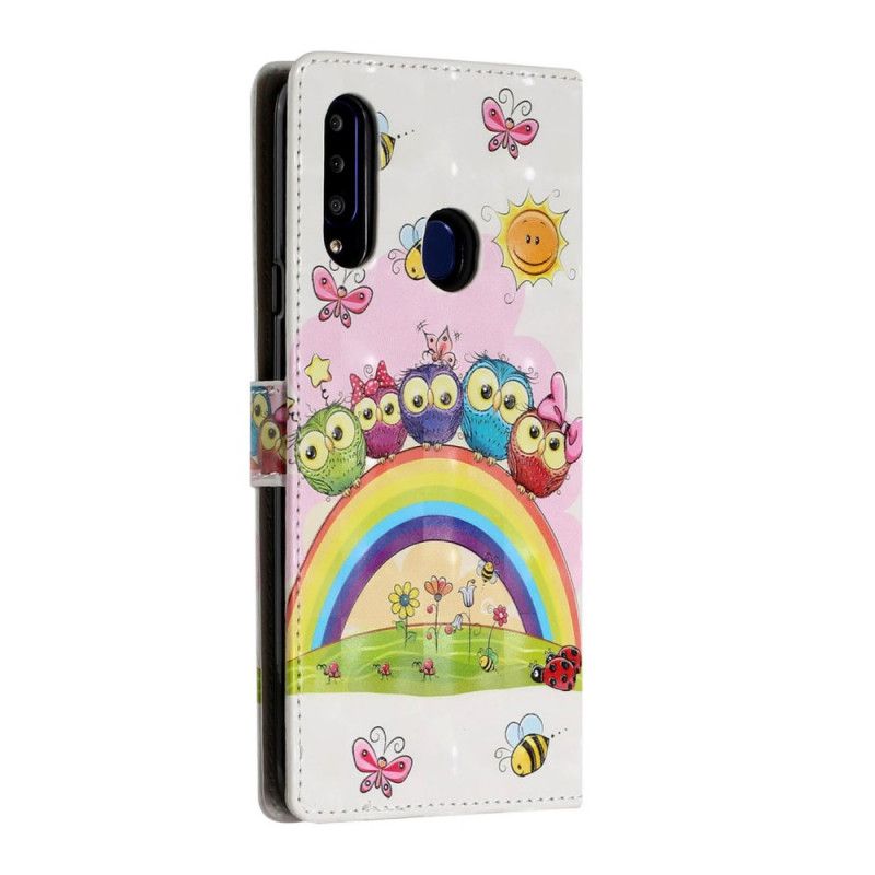 Cover Folio-hoesje Samsung Galaxy A20s Telefoonhoesje Uilenparadijs