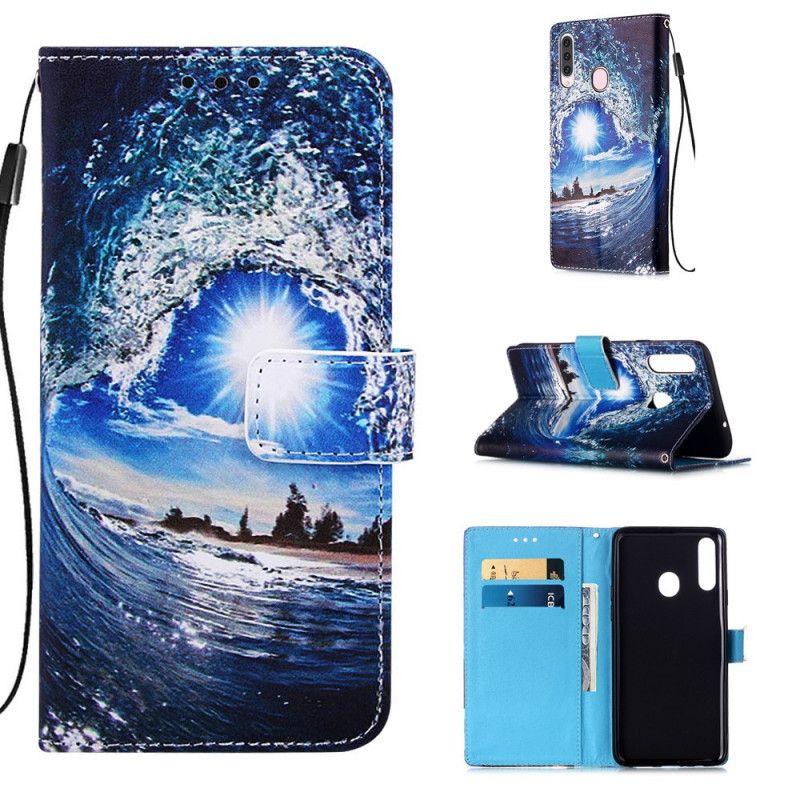 Leren Hoesje Samsung Galaxy A20s Hou Van De Golf