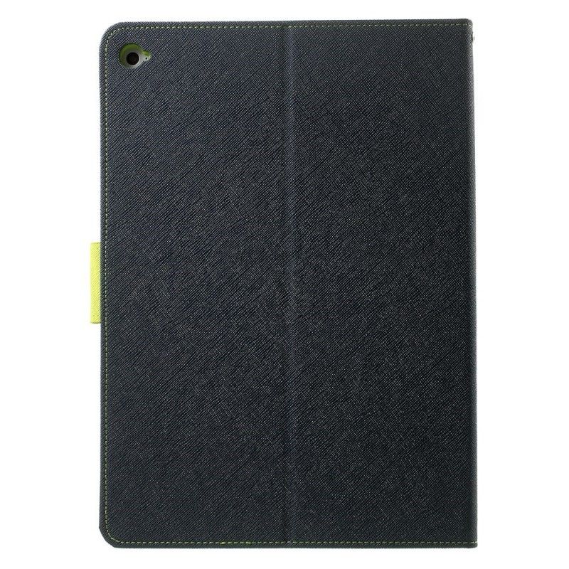 Cover Folio-hoesje iPad Air / Air 2 Rood Zwart Telefoonhoesje Tweekleurig Kwik