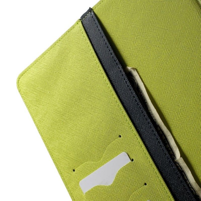 Cover Folio-hoesje iPad Air / Air 2 Rood Zwart Telefoonhoesje Tweekleurig Kwik