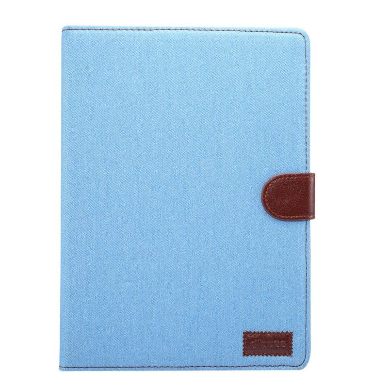 Leren Hoesje iPad Air / Air 2 Lichtblauw Donkerblauw Tweekleurige Jeans