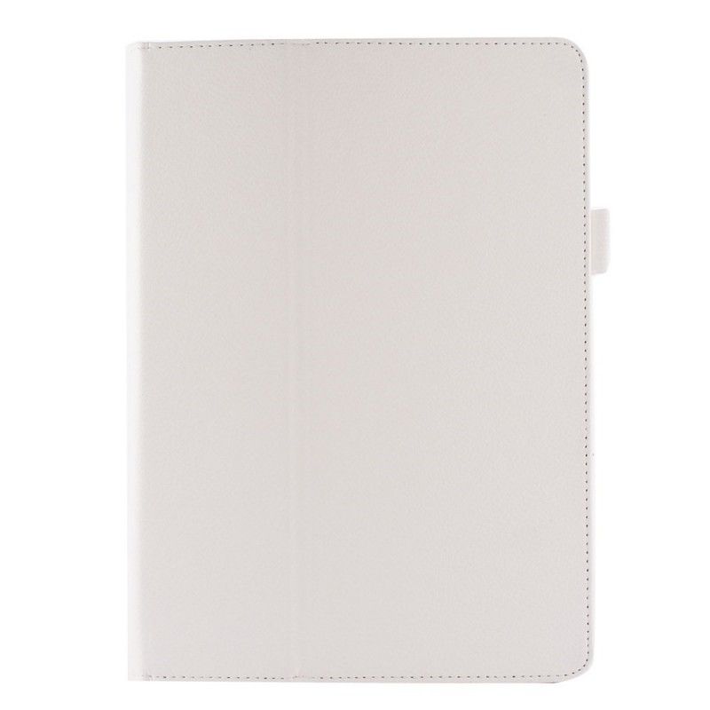 Leren Hoesje iPad Air / Air 2 Wit Zwart Lychee Kunstleer