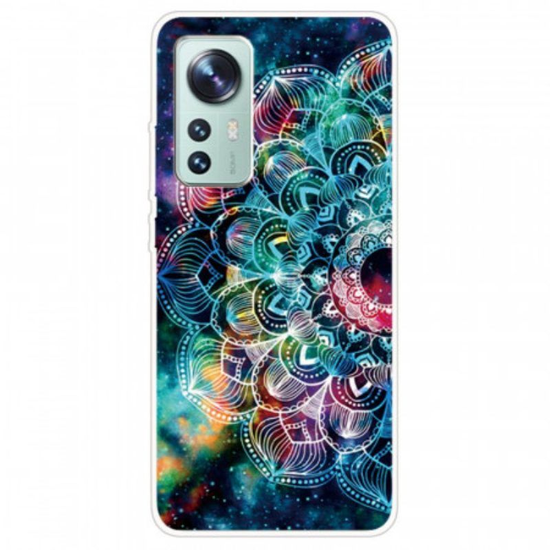 Hoesje voor Xiaomi 12 Pro Siliconen Mandala-ontwerp