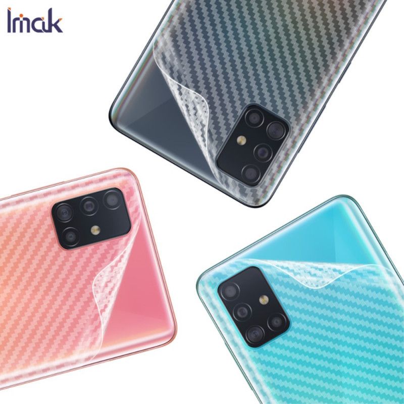 Achterbeschermfolie Samsung Galaxy A51 Carbon Imak Stijl