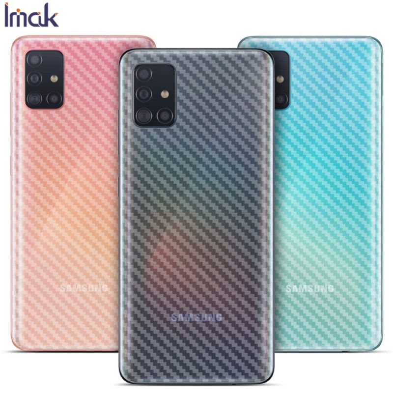 Achterbeschermfolie Samsung Galaxy A51 Carbon Imak Stijl