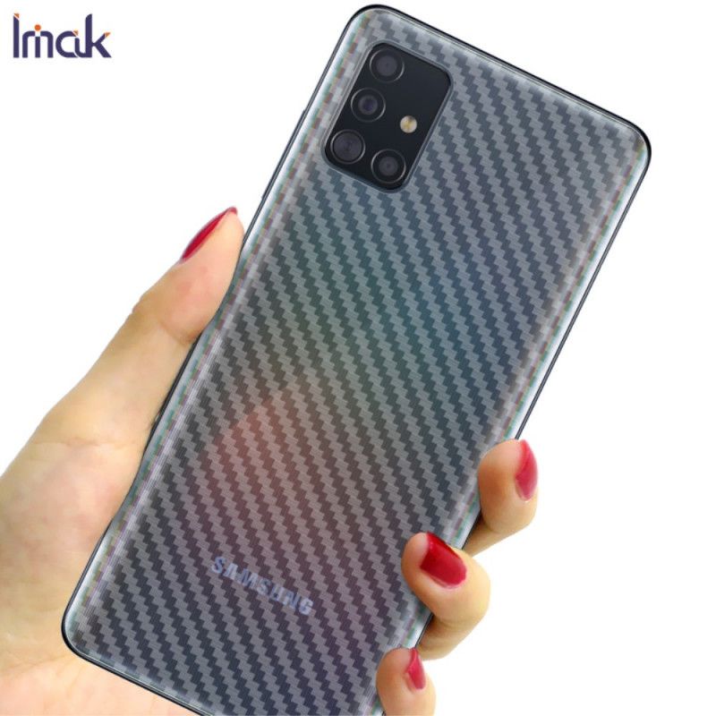 Achterbeschermfolie Samsung Galaxy A51 Carbon Imak Stijl