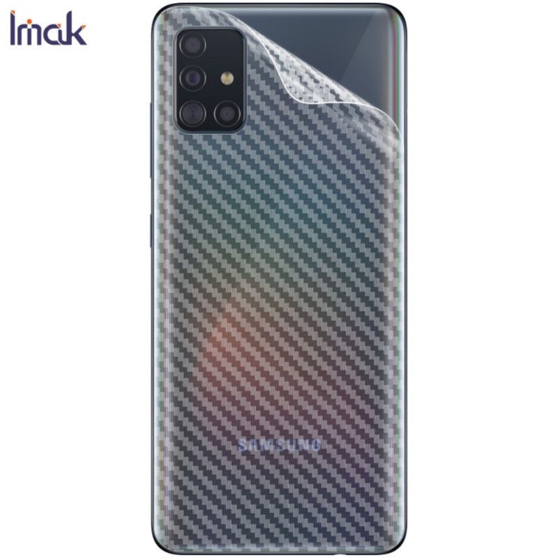 Achterbeschermfolie Samsung Galaxy A51 Carbon Imak Stijl