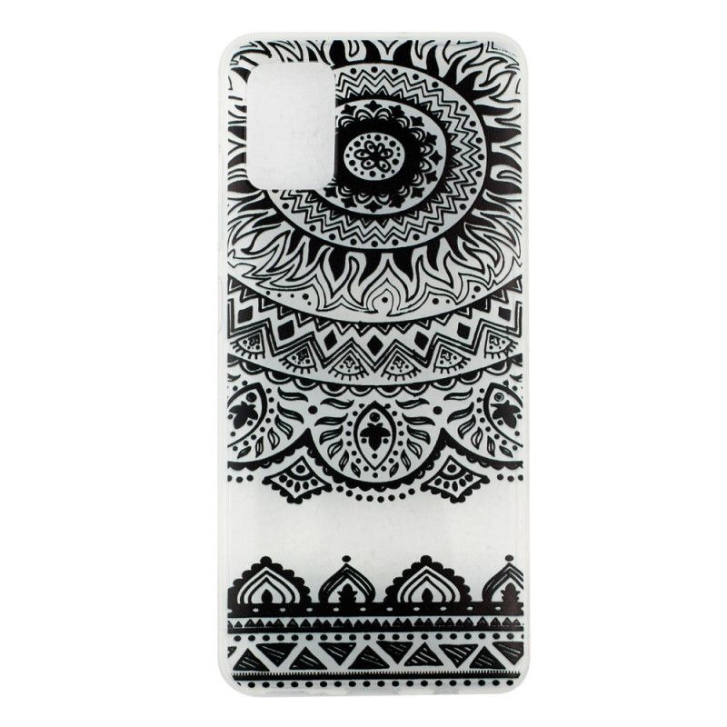 Case Hoesje Samsung Galaxy A51 Telefoonhoesje Transparante Bloemen Mandala