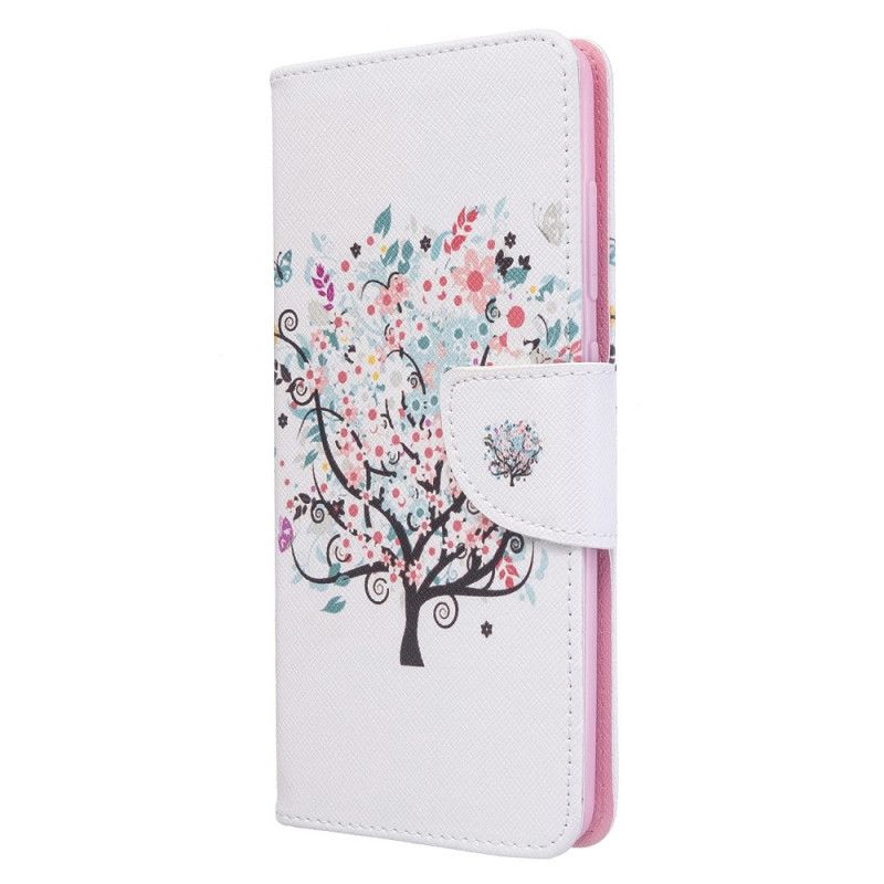 Cover Folio-hoesje Samsung Galaxy A51 Telefoonhoesje Bloemrijke Boom