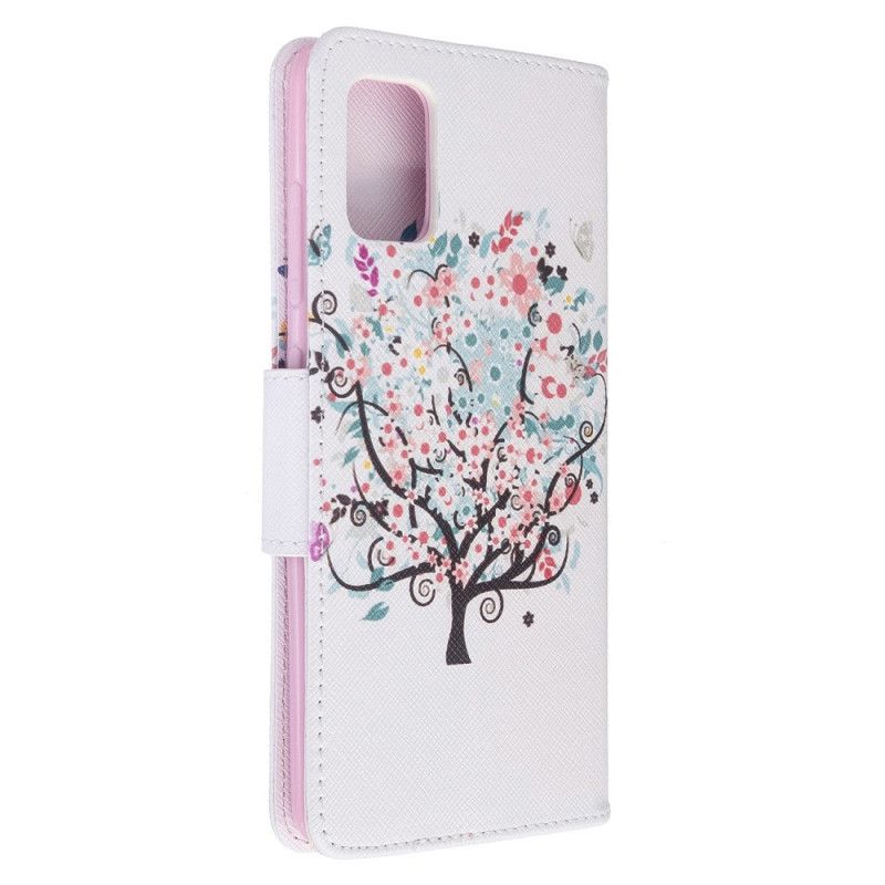 Cover Folio-hoesje Samsung Galaxy A51 Telefoonhoesje Bloemrijke Boom