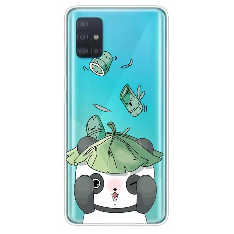 Cover Hoesje Samsung Galaxy A51 Telefoonhoesje Jonglerende Panda