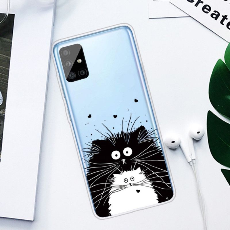 Hoesje Samsung Galaxy A51 Let Op De Katten