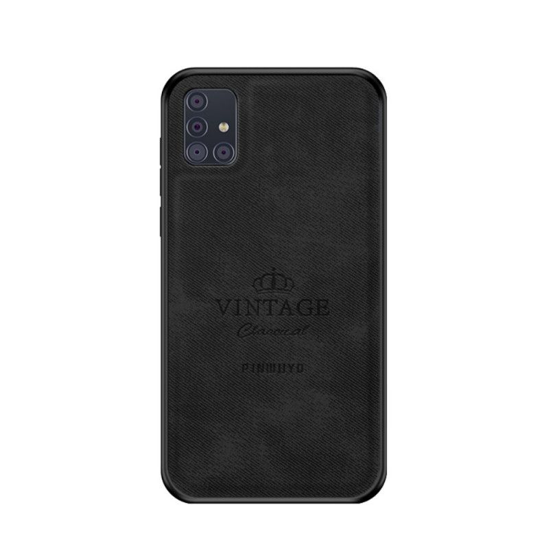 Hoesje voor Samsung Galaxy A51 Grijs Zwart Eervolle Vintage Pinwuyo