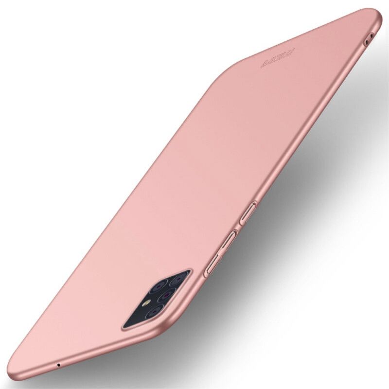 Hoesje voor Samsung Galaxy A51 Rood Zwart Mofi