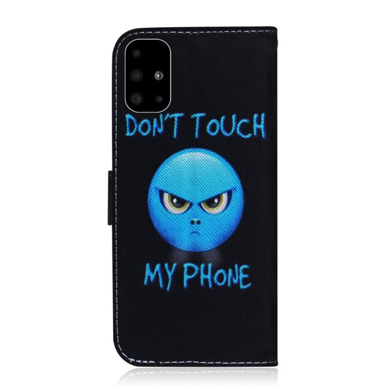 Leren Hoesje Samsung Galaxy A51 Emoji-Telefoon