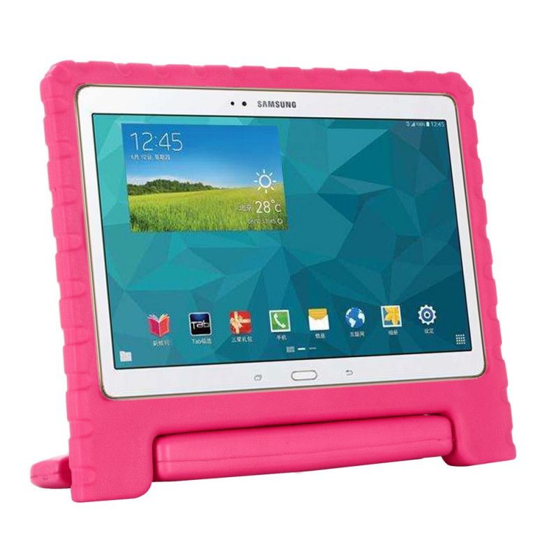 Hoesje Samsung Galaxy Tab S6 Magenta Zwart Eva-Schuim Voor Kinderen