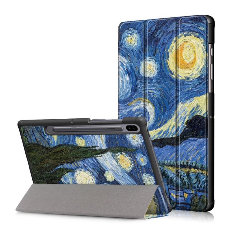 Smart Case Samsung Galaxy Tab S6 Starry Night Pennenhouder