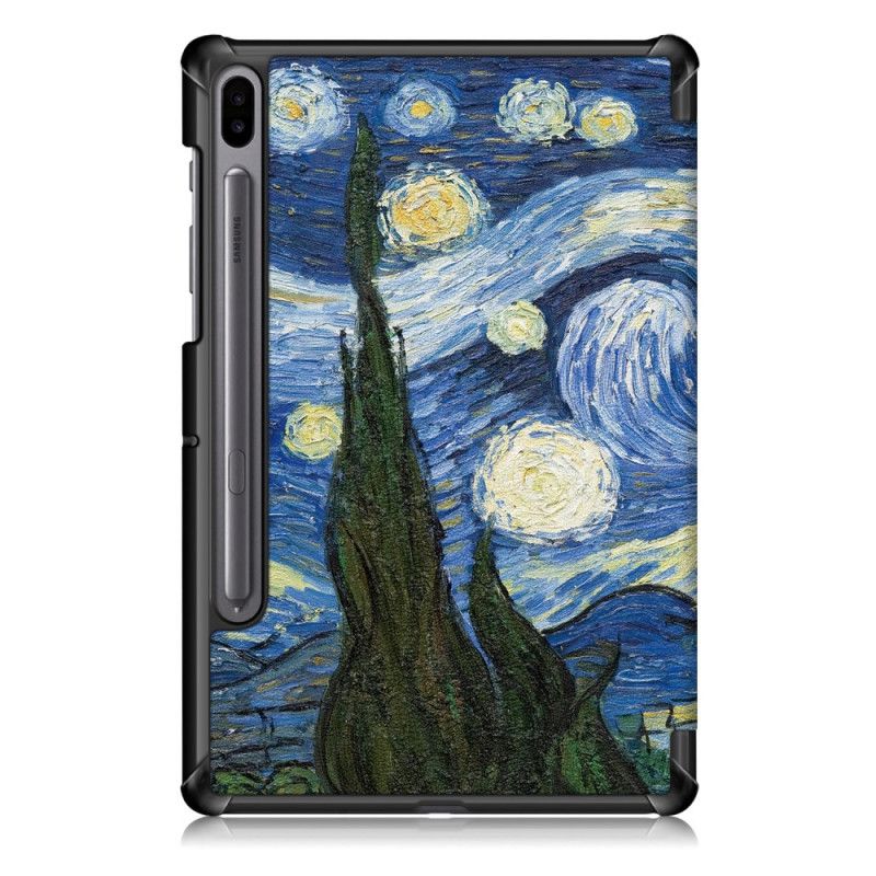 Smart Case Samsung Galaxy Tab S6 Starry Night Pennenhouder