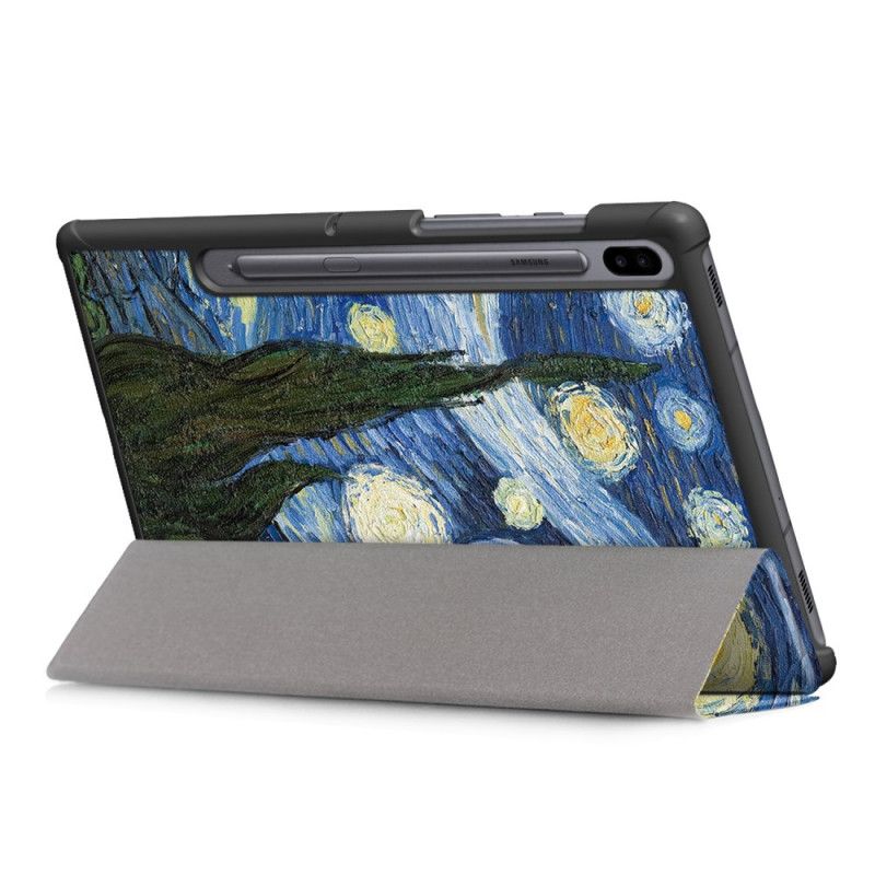 Smart Case Samsung Galaxy Tab S6 Starry Night Pennenhouder