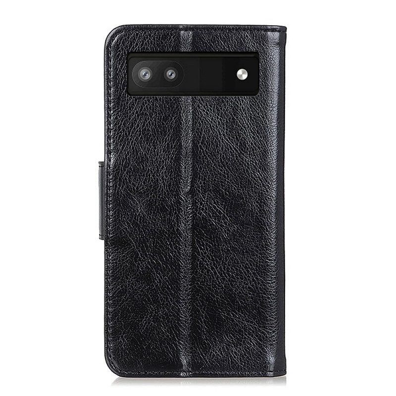 Flip Case voor Google Pixel 6A Napa Leer